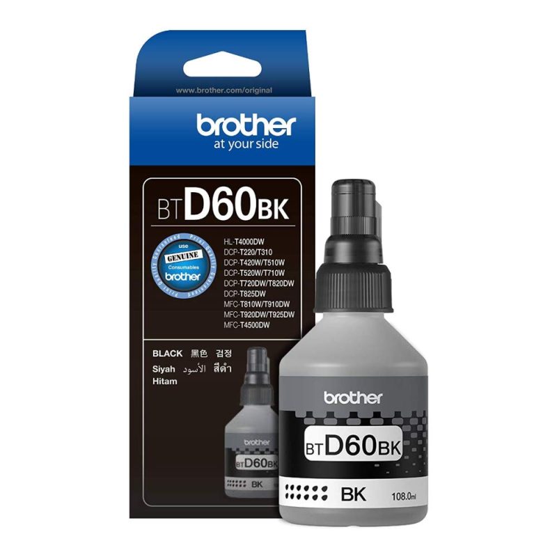 Brother BTD60 Black Original Ink Bottle