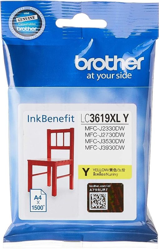 Brother LC3619XL Yellow Original Ink Cartridge