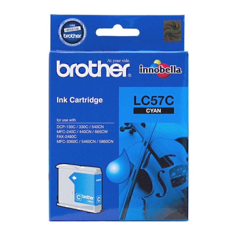 Brother LC57 Cyan Original Ink Cartridge