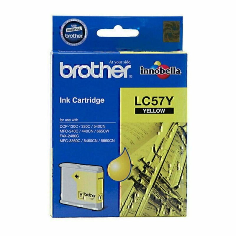 Brother LC57 Yellow Original Ink Cartridge