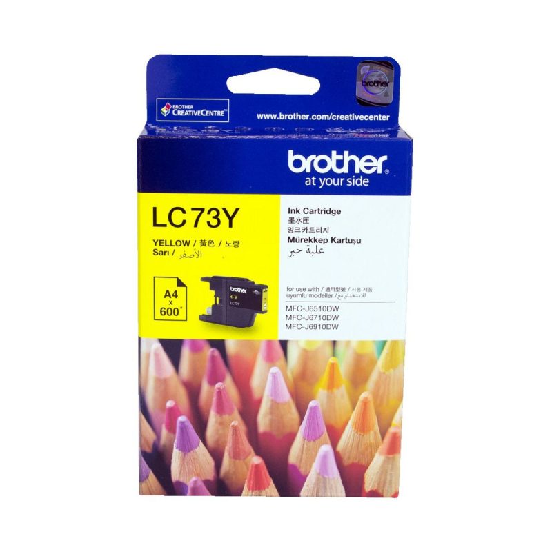 Brother LC73 Yellow Original Ink Cartridge
