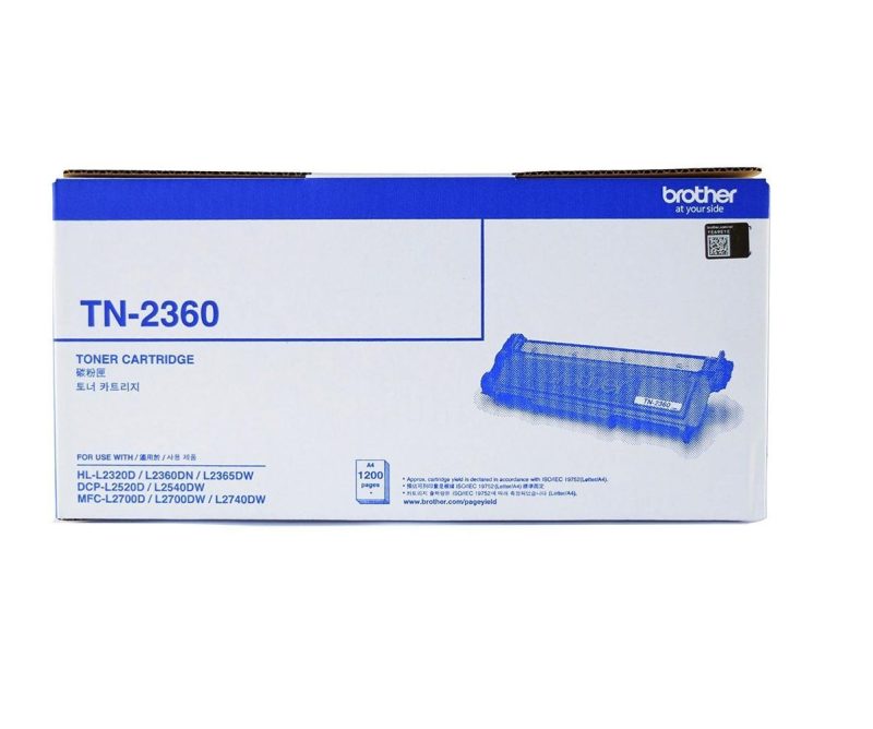 Brother TN-2360 Black Original Laser Toner Cartridge