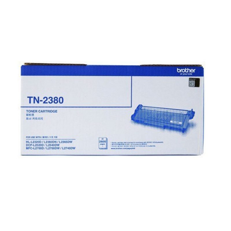 Brother TN-2380 Black Original Laser Toner Cartridge