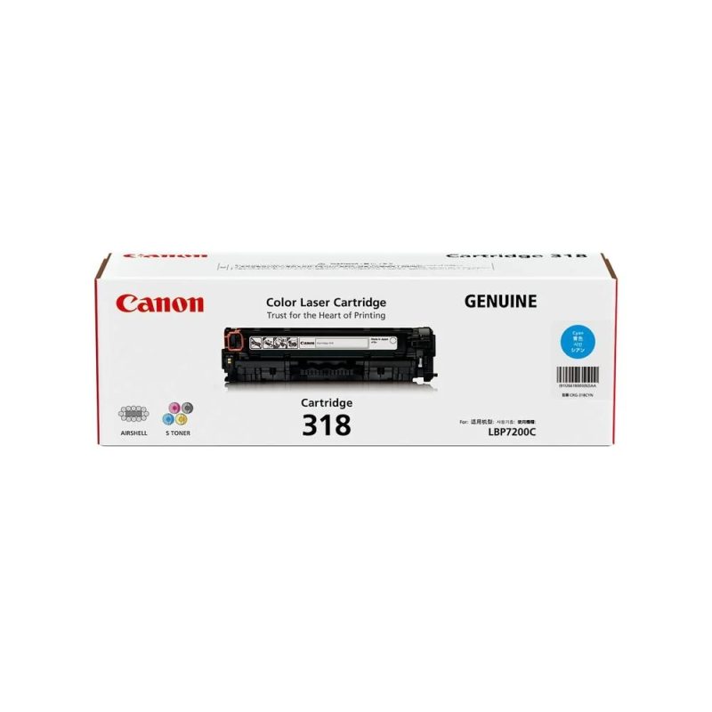 Canon 318 Cyan Original Laser Toner Cartridge