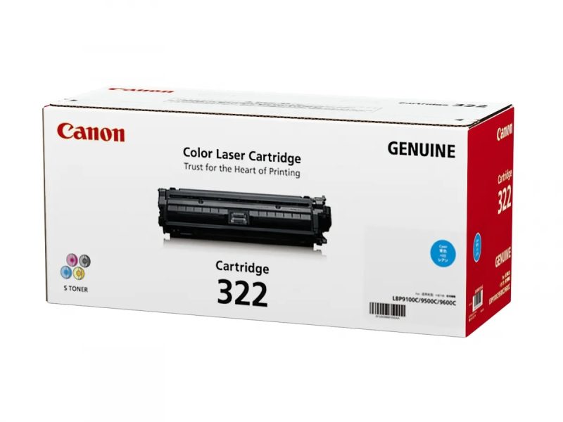 Canon 322 Cyan Original Laser Toner Cartridge