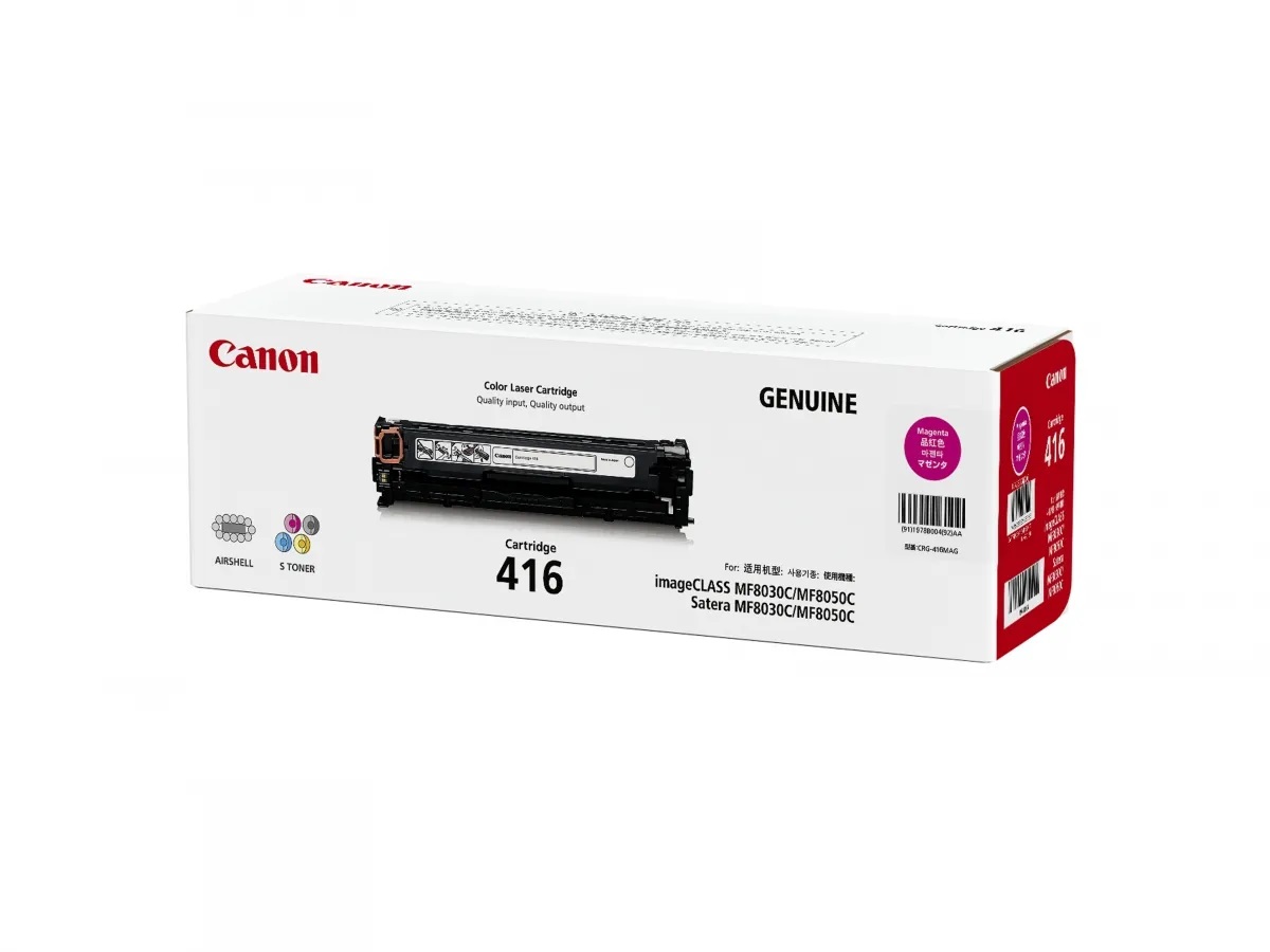 Canon 416 Magenta Original Laser Toner Cartridge