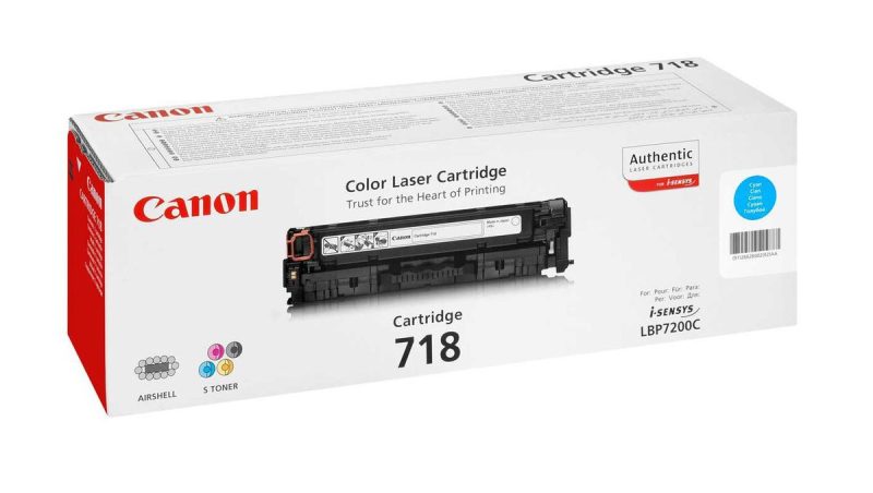 Canon 718 Cyan Original Laser Toner Cartridge