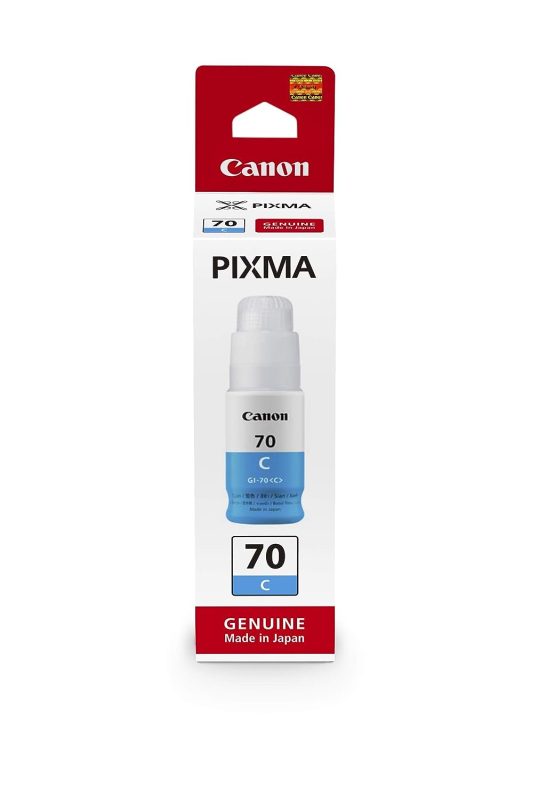 Canon Pixma GI-70 Cyan Original Ink Bottle