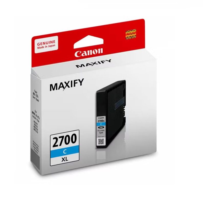 Canon Pixma PGI-2700XL Cyan Original Ink Cartridge
