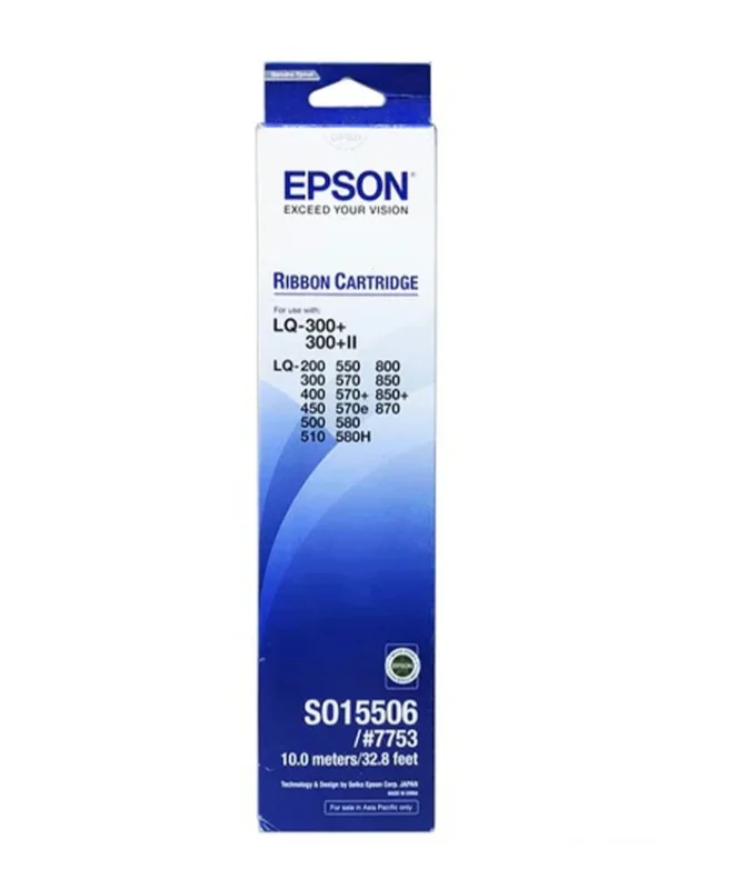 Epson LQ300+II Black Original Ribbon Cartridge
