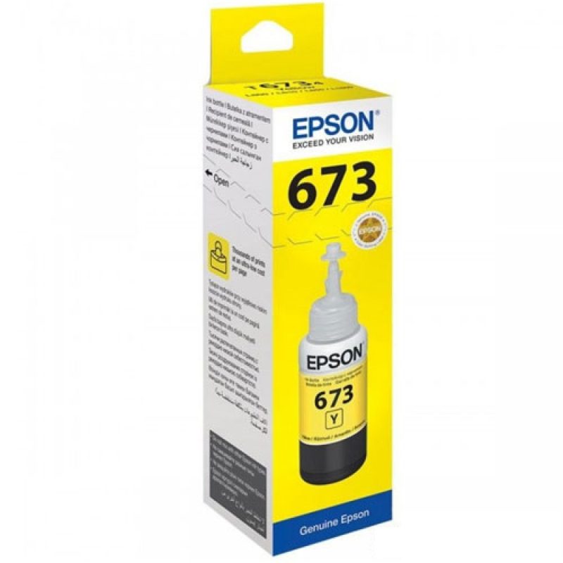 Epson T6734 Yellow Original Ink Bottle