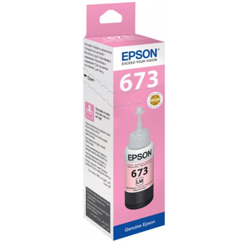 Epson T6736 Light Magenta Original Ink Bottle