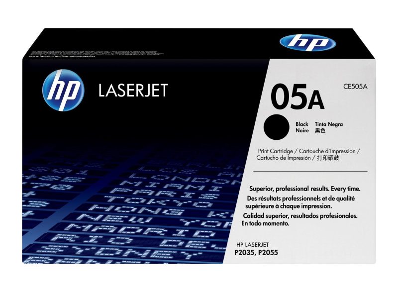 HP 05A Black Original LaserJet Toner Cartridge