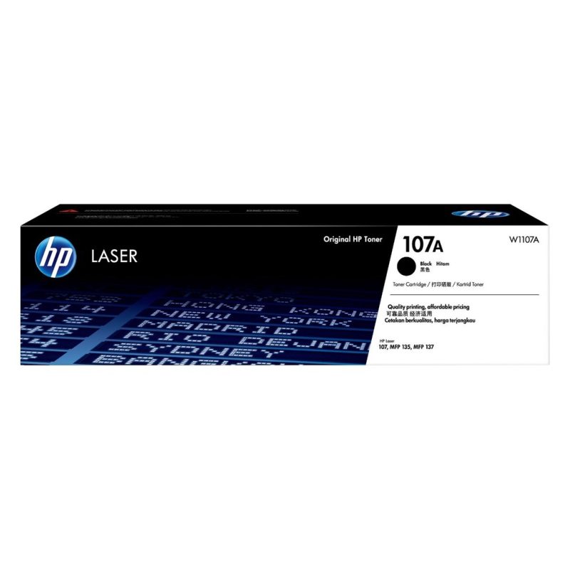 HP 107A Black Original LaserJet Toner Cartridge