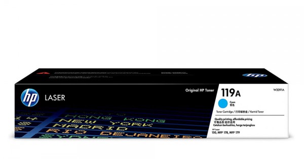 HP 119A Cyan Original Laser Toner Cartridge
