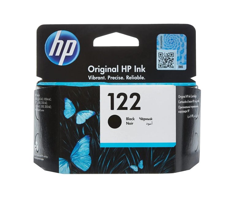 HP 122 Black Ink Original Cartridge