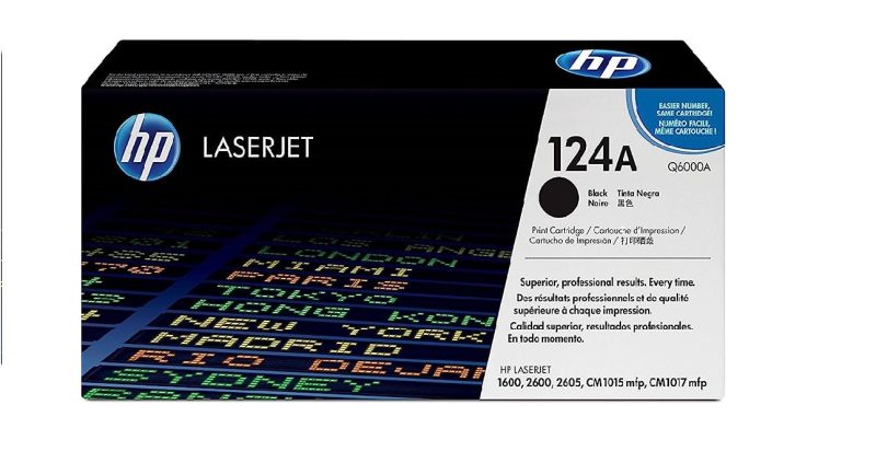 HP 124A Black Original LaserJet Toner Cartridge