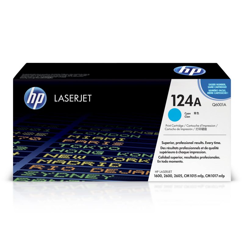 HP 124A Cyan Original LaserJet Toner Cartridge