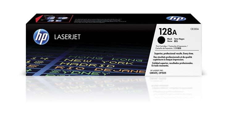 HP 128A Black Original LaserJet Toner Cartridge