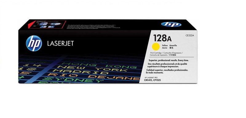 HP 128A Yellow Original LaserJet Toner Cartridge