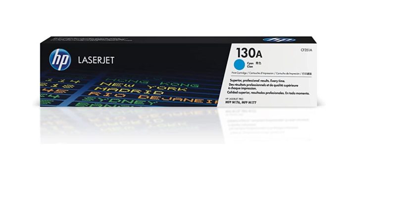HP 130A Cyan Original LaserJet Toner Cartridge