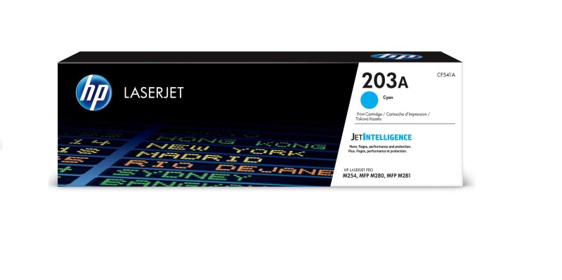 HP 203A Cyan Original LaserJet Toner Cartridge