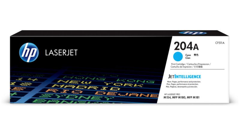 HP 204A Cyan Original LaserJet Toner Cartridge