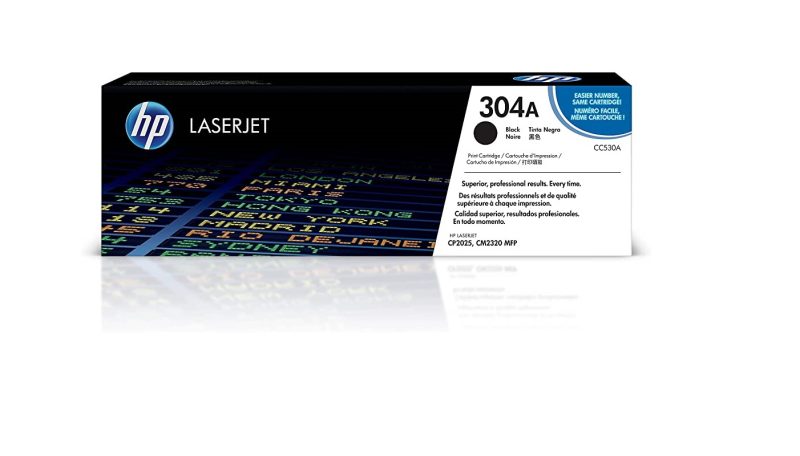 HP 304A Black Original LaserJet Toner Cartridge