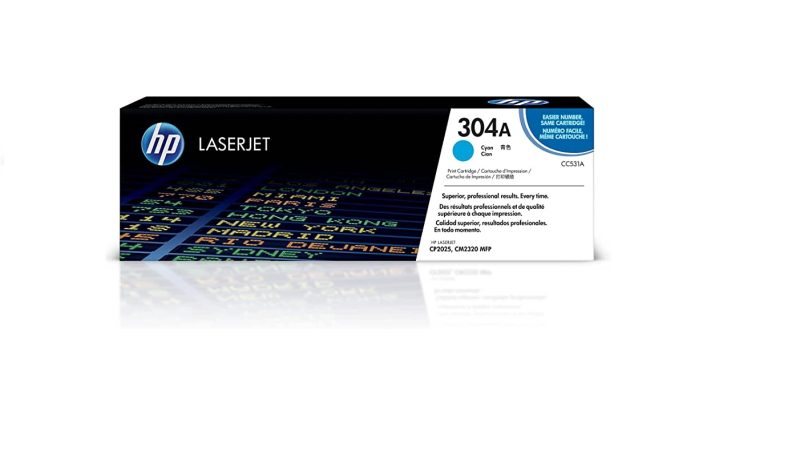 HP 304A Cyan Original LaserJet Toner Cartridge