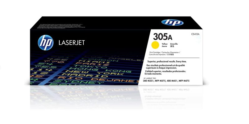 HP 305A Yellow Original LaserJet Toner Cartridge
