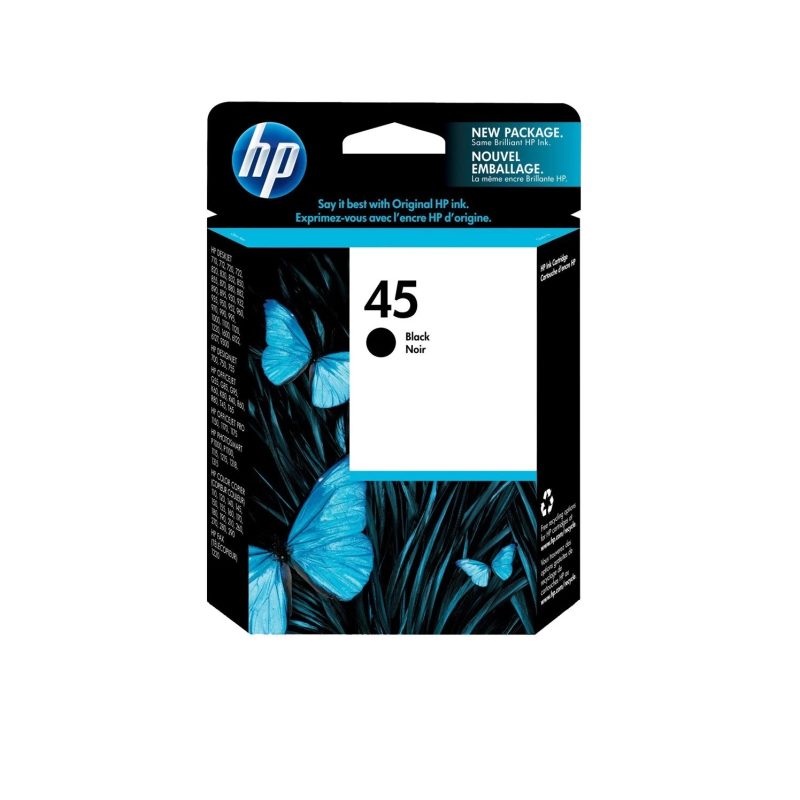 HP 45 Black DesignJet Original Ink Cartridge