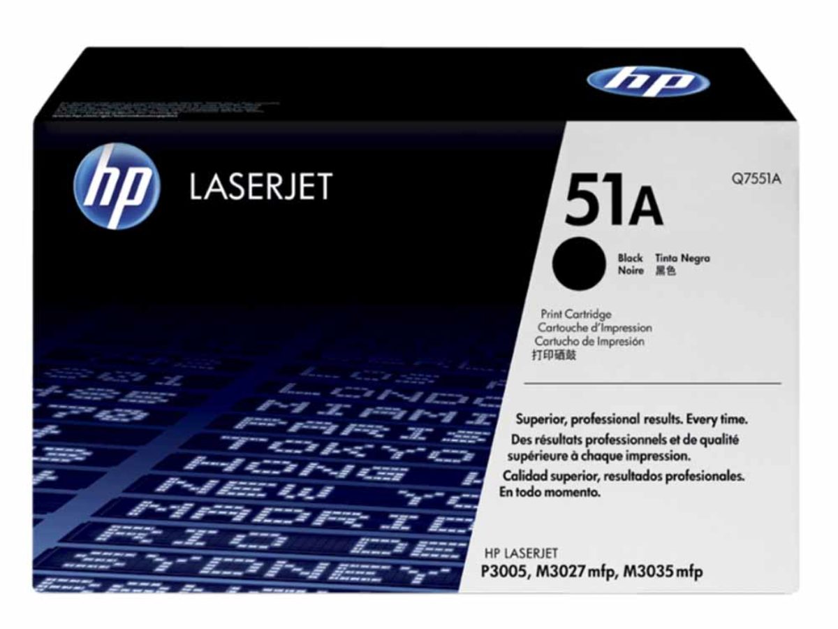 HP 51A Black Original LaserJet Toner Cartridge