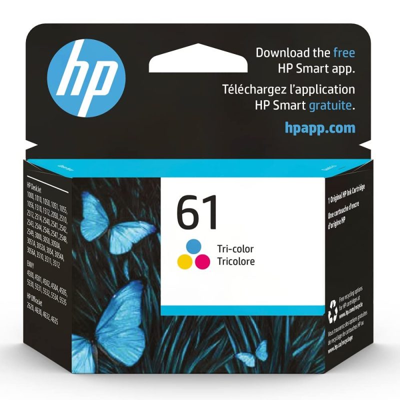 HP 61 Tri-Color Ink Original Cartridge