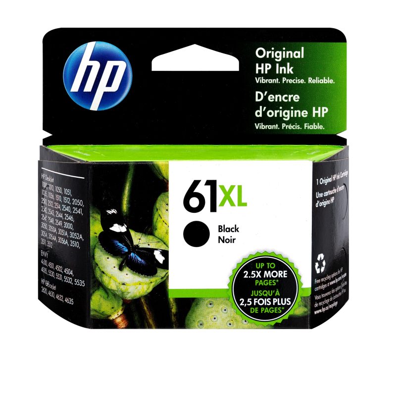 HP 61XL Black Ink Recycling Cartridge