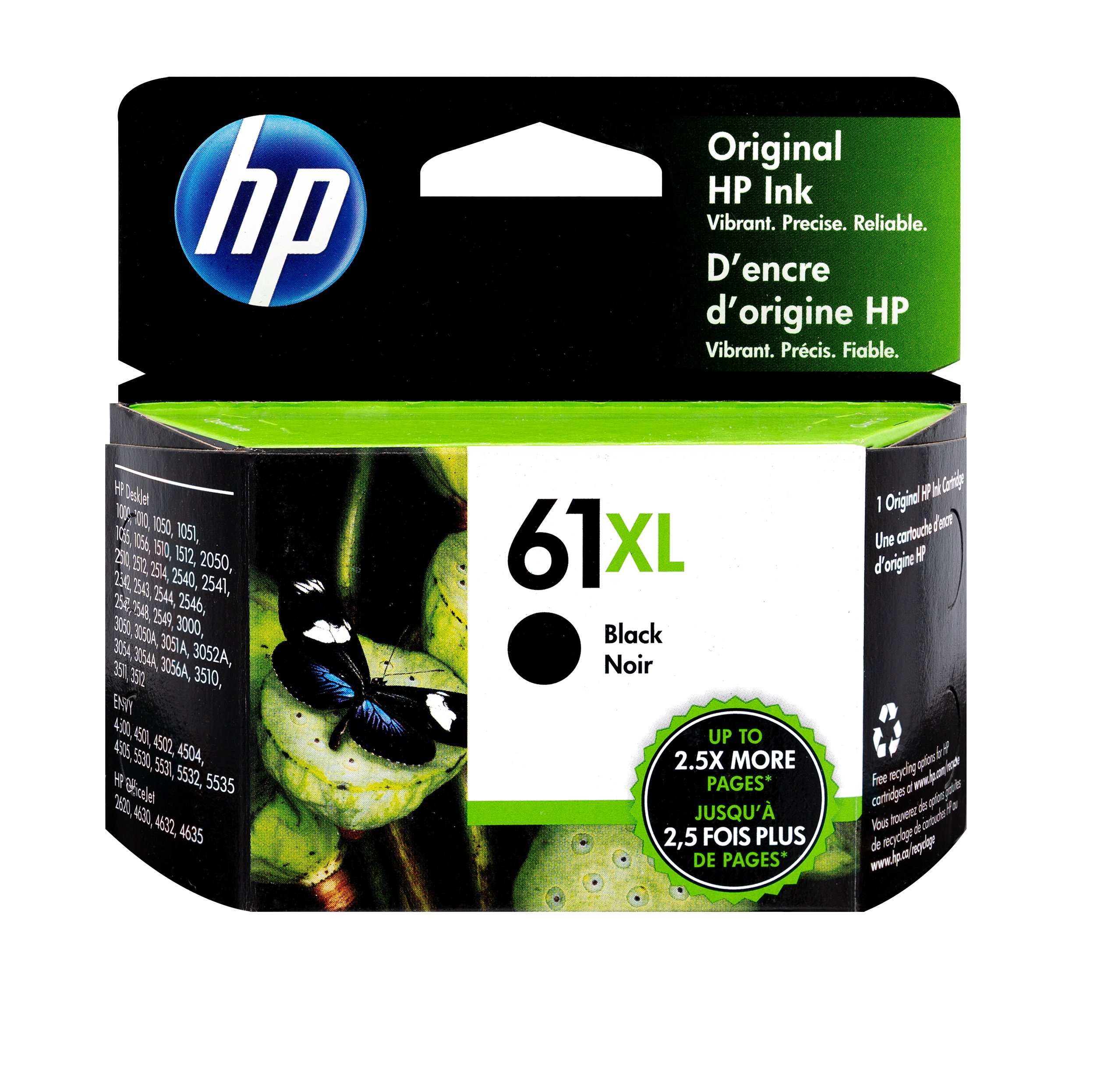 HP 61XL Black Ink Recycling Cartridge