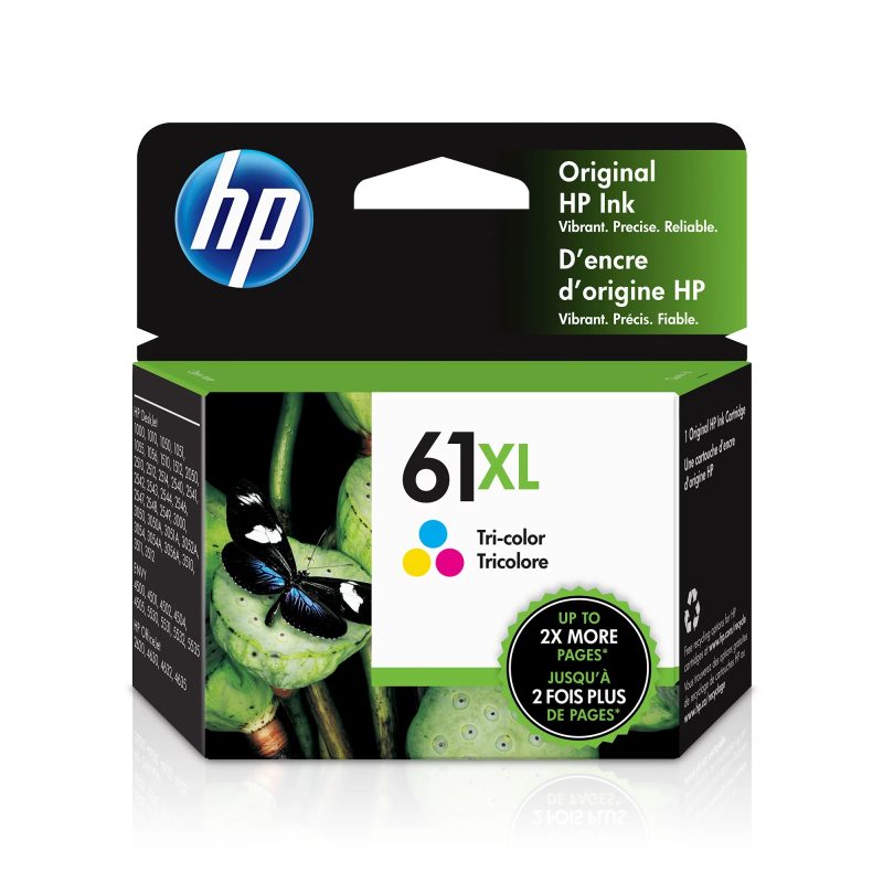 HP 61XL Tri-Color Ink Original Cartridge