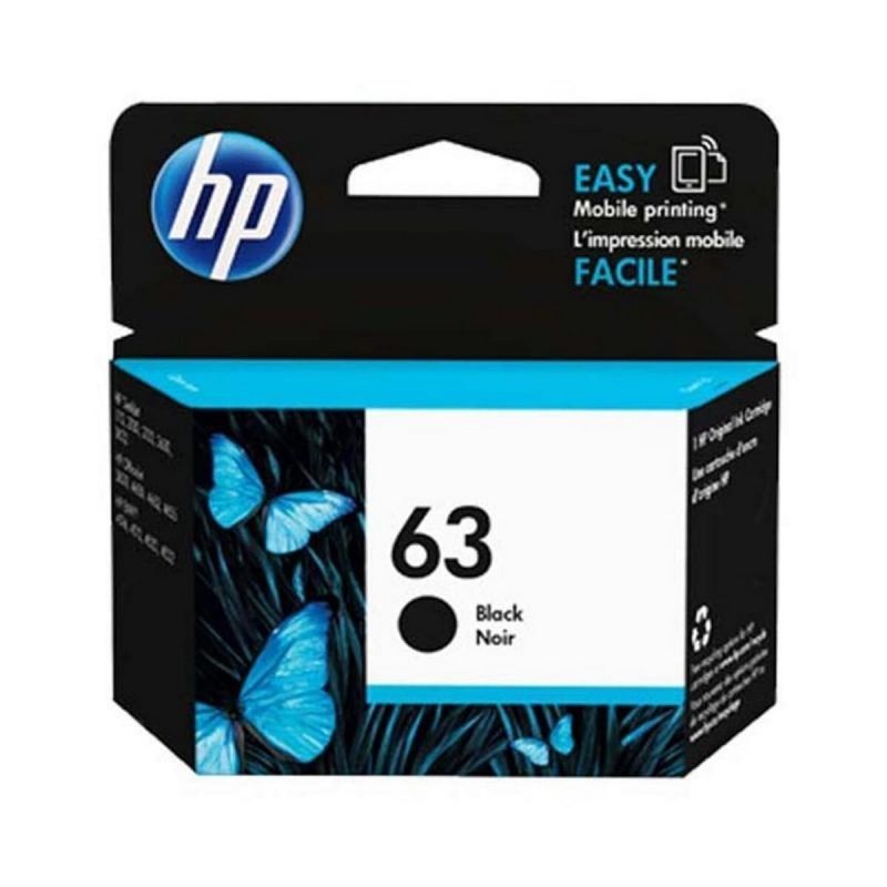 HP 63 Black Ink Original Cartridge