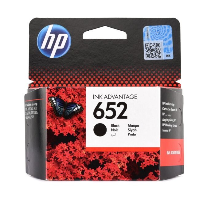 HP 652 Black Ink Advantage Original Cartridge – Print Care