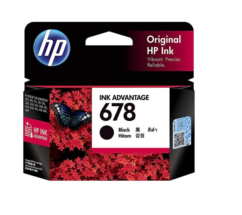 HP 678 Black Ink Advantage Original Cartridge