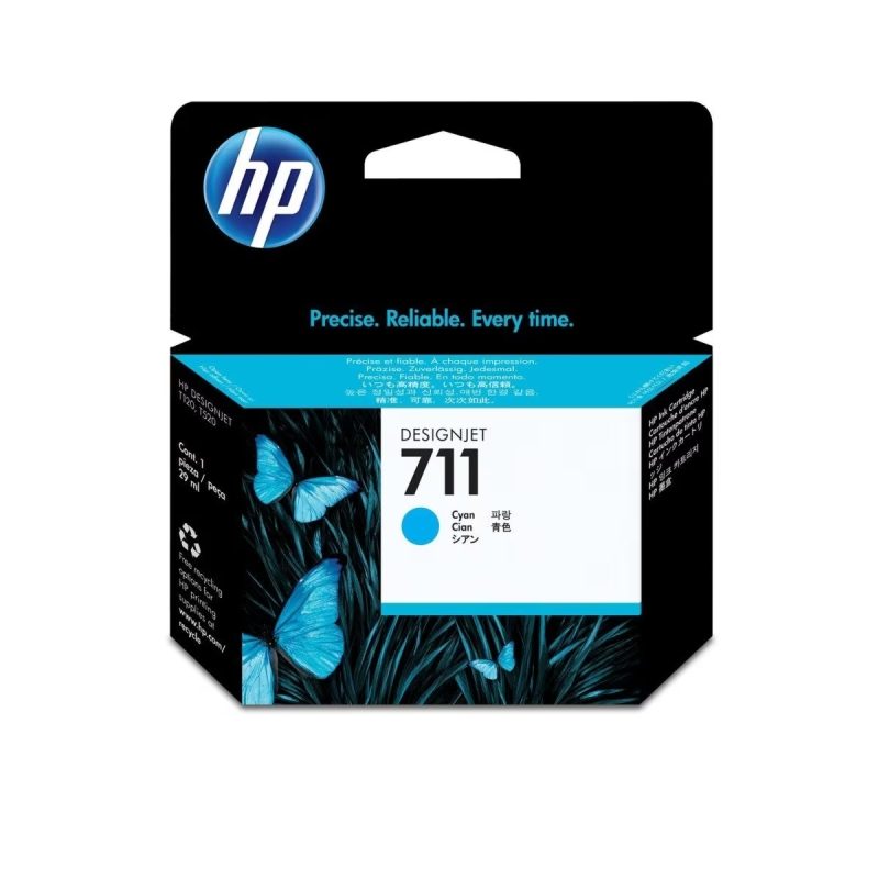 HP 711 Cyan DesignJet Original Ink Cartridge