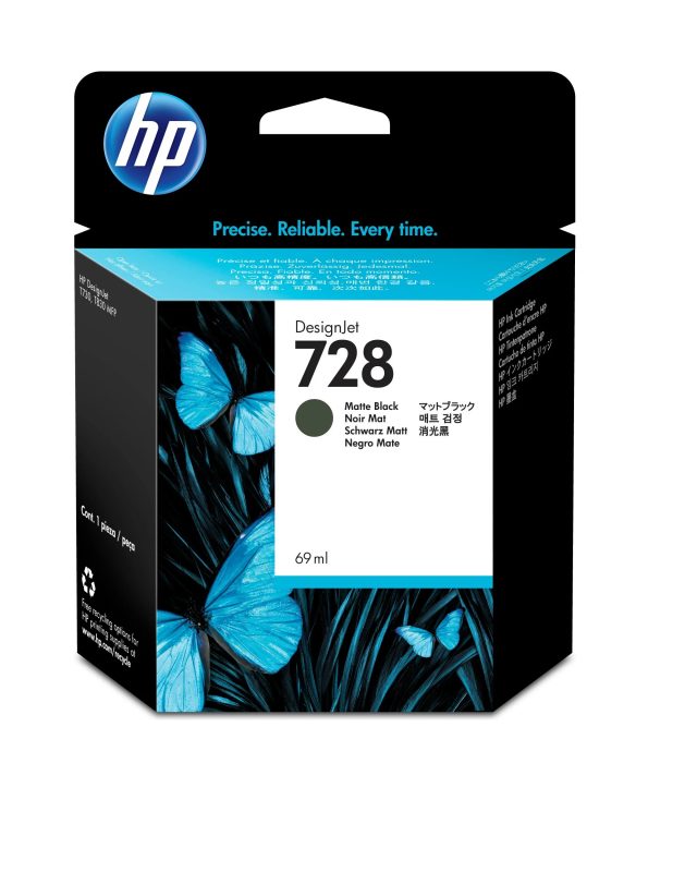 HP 728 Black DesignJet Original Ink Cartridge
