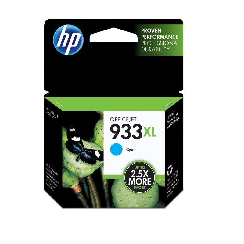 HP 933XL Cyan OfficeJet Original Ink Cartridge