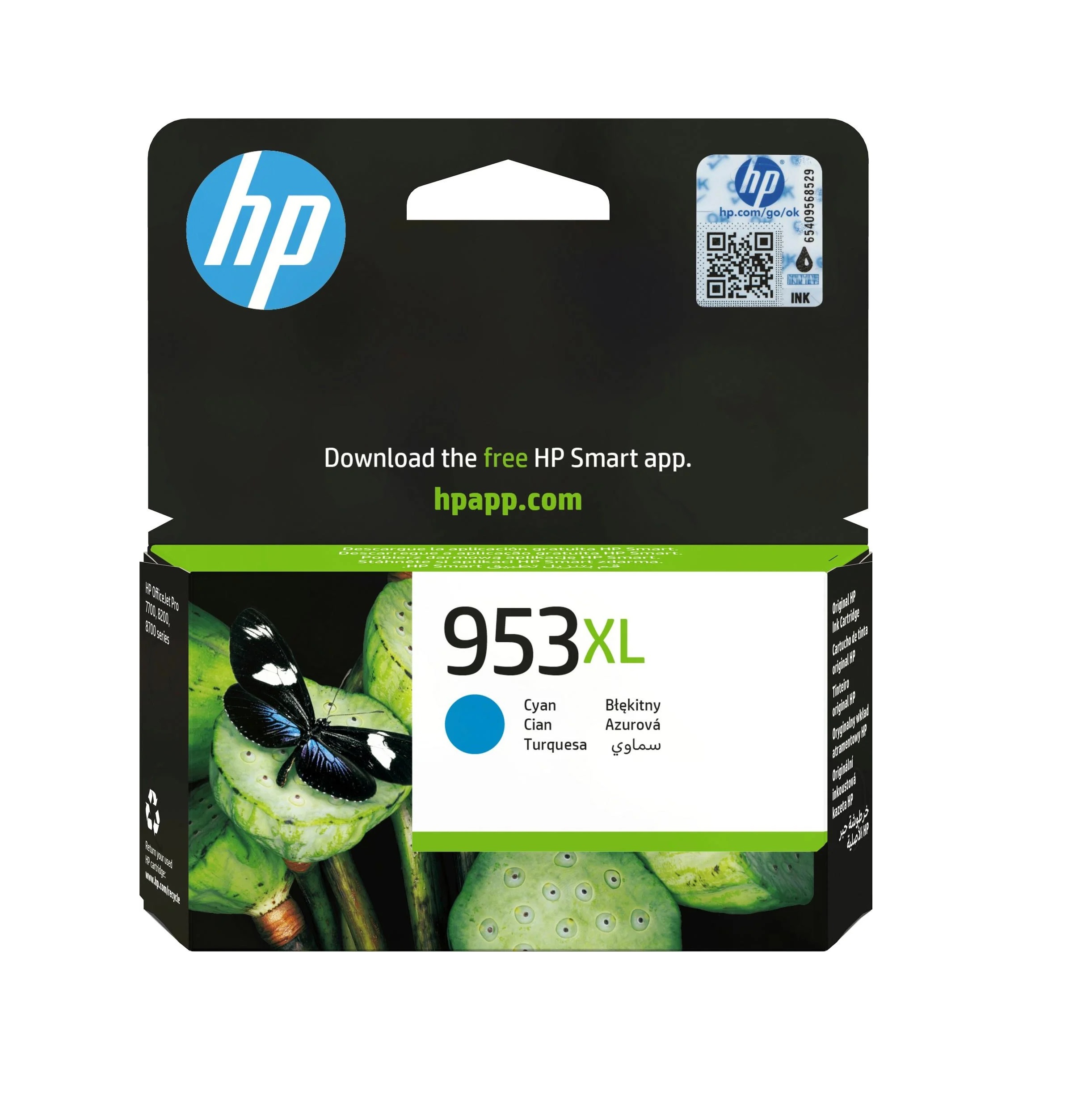 HP 953XL Cyan OfficeJet Original Ink Cartridge
