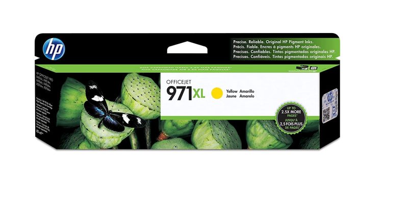 HP 971XL Yellow OfficeJet Original Ink Cartridge