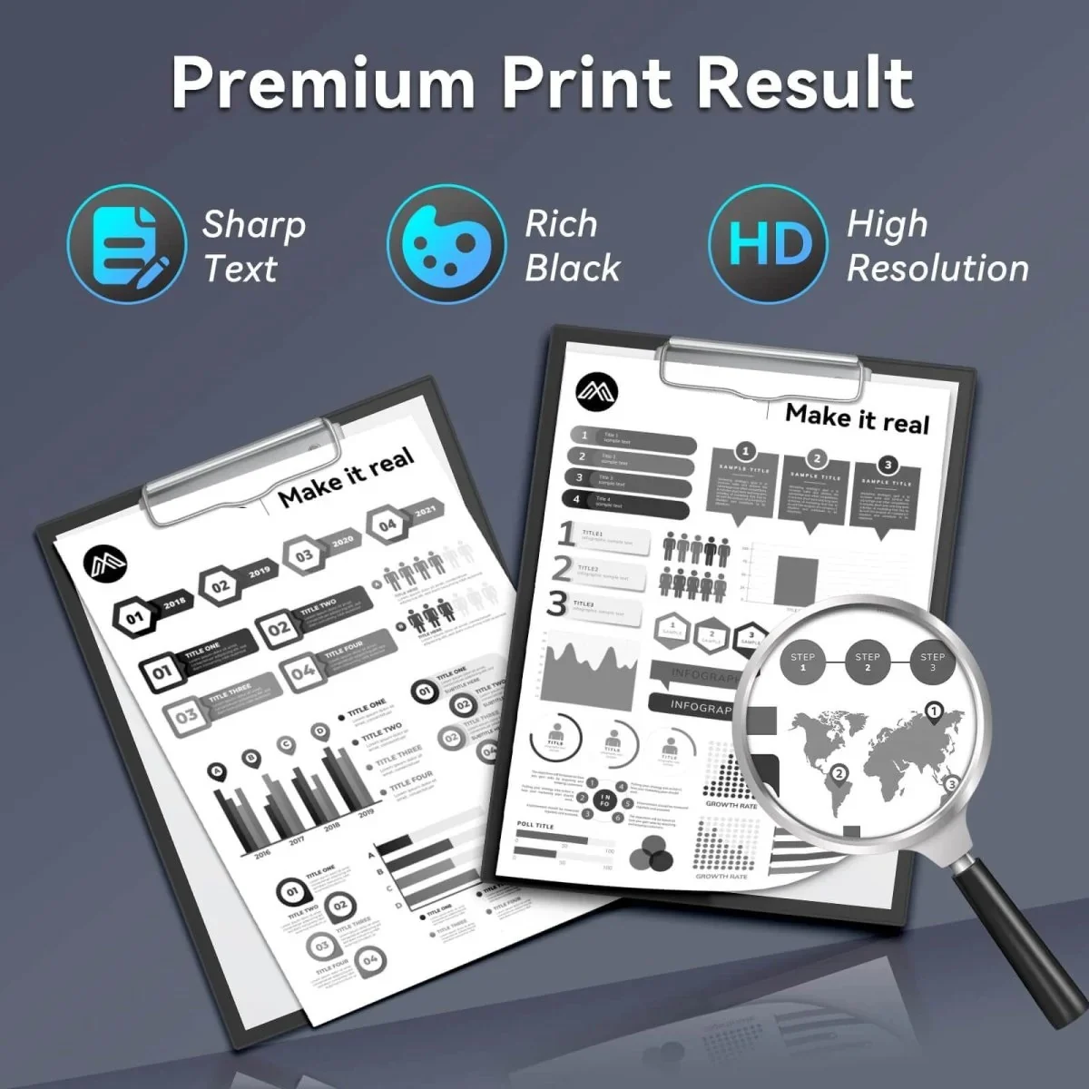 HP 12A Black Original Printel Compatible LaserJet Toner Cartridge - Image 4